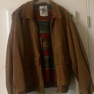 Very nice heavy duty leather jacket.